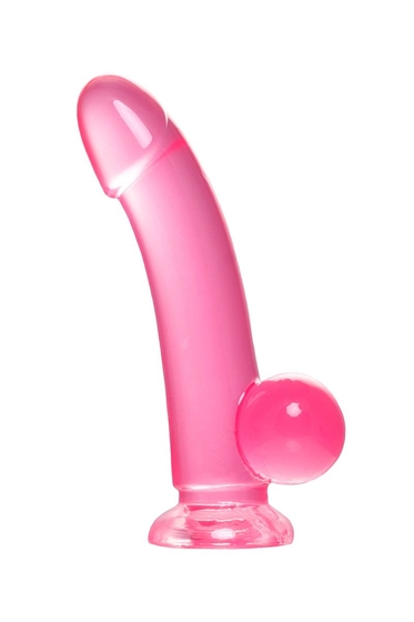 Розовый реалистичный фаллоимитатор Fush - 18 см. - фото, цены