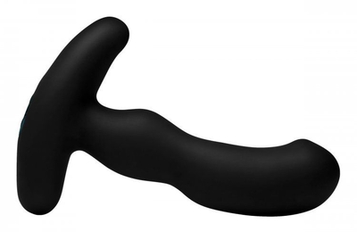 Черный массажер простаты Pro-Digger 7x Silicone Stimulating Beaded P-Spot Vibe - фото, цены