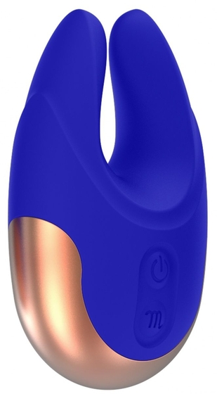 Синий клиторальный стимулятор Lavish - 8,9 см. - фото, цены