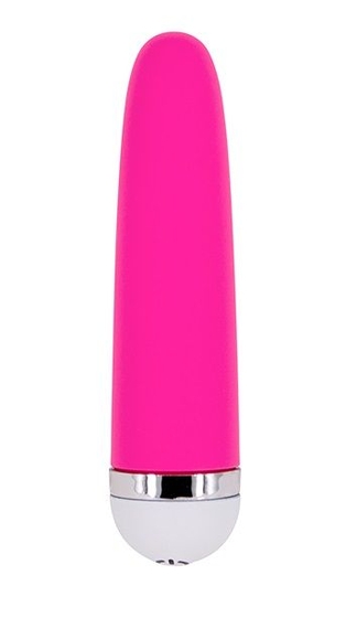 Ярко-розовая перезаряжаемая вибропуля Intense Supreme Vibe - 9,5 см. - фото, цены