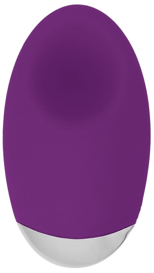 Фиолетовый клиторальный вибростимулятор Ynez - 11,5 см. - фото, цены