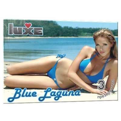 Презервативы Luxe Blue Laguna - 3 шт. - фото, цены
