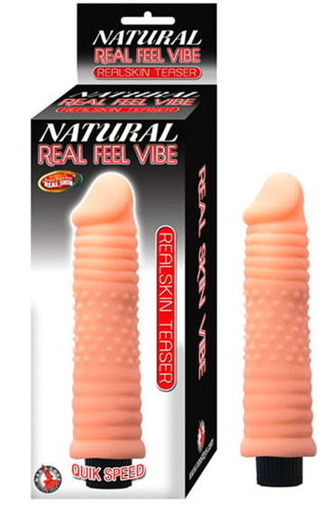 Вибромассажер Natural Real Feel Vibe Real Skin 3 - 15,2 см. - фото, цены