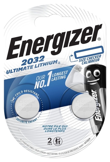 Батарейки Energizer Lithium Cr2032 3v (таблетка) - 2 шт. - фото, цены
