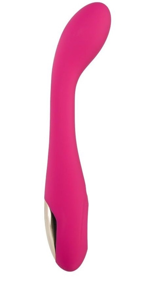 Ярко-розовый стимулятор G-точки G-Stalker - 19,5 см. - фото, цены