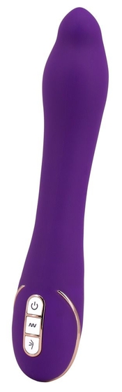 Фиолетовый G-стимулятор с вибрацией Revel - 22,2 см. - фото, цены