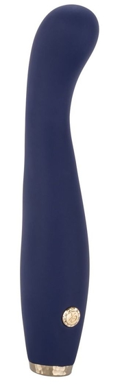 Синий вибромассажер Chi­c Peony - 19,7 см. - фото, цены