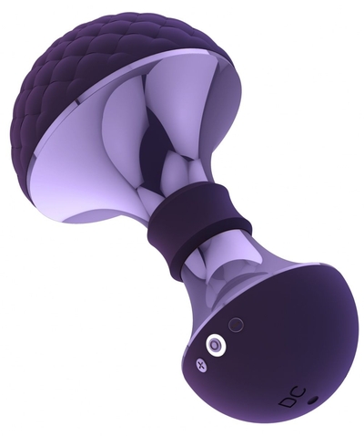 Фиолетовый универсальный вибромассажер Enoki - фото, цены