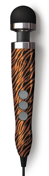 Жезловый вибратор Die Cast 3 с тигровым принтом - 28 см. - фото, цены