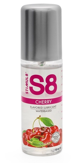 Смазка на водной основе S8 Flavored Lube со вкусом вишни - 125 мл. - фото, цены