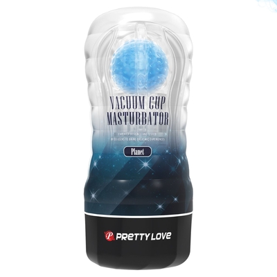 Прозрачный текстурированный мастурбатор Vacuum Cup Masturbator Planet - фото, цены