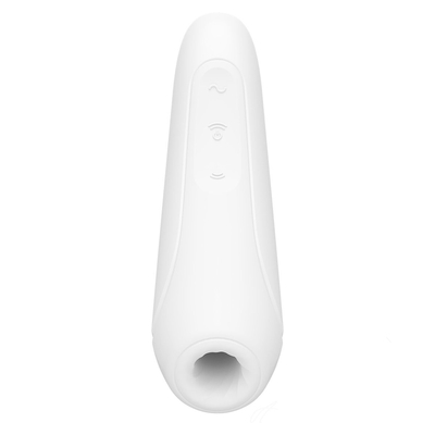 Белый вакуум-волновой стимулятор Satisfyer Curvy 1+ - фото, цены