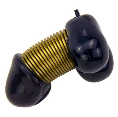 Черный брелок для ключей в форме пениса - фото, цены