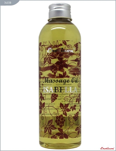 Массажное масло Isabella с ароматом винограда сорта Изабелла - 200 мл. - фото, цены