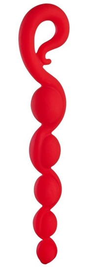 Красная анальная цепочка Bendybeads - 26,2 см. - фото, цены