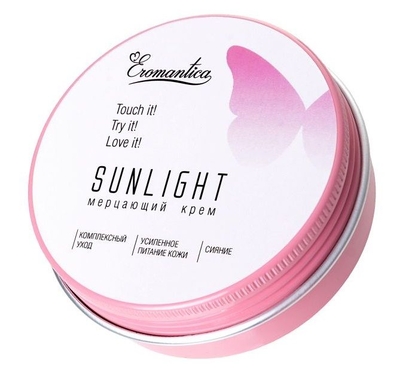 Мерцающий крем Eromantica Sunlight - 60 гр. - фото, цены
