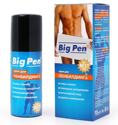 Крем Big Pen для увеличения полового члена - 50 гр. - фото, цены