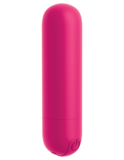 Ярко-розовая перезаряжаемая вибропуля #Play Rechargeable Bullet - фото, цены