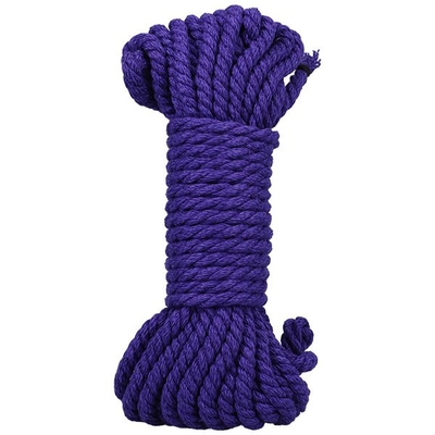 Фиолетовая верёвка для связывания и фиксации Bind Tie - 9,14 м. - фото, цены