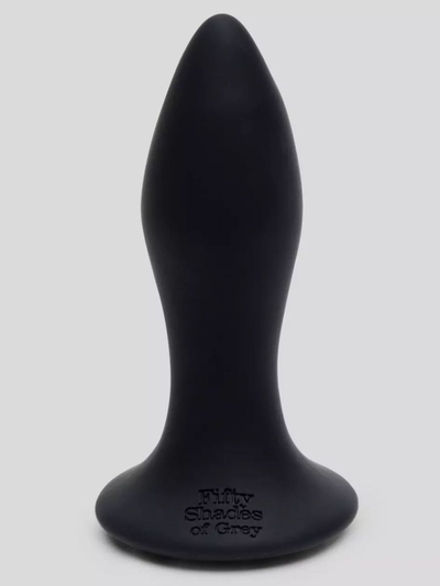 Черная анальная вибропробка Sensation Rechargeable Vibrating Butt Plug - 8,9 см. - фото, цены
