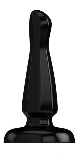 Черный анальный стимулятор на присоске Bottom Line Model 3 - 13 см. - фото, цены