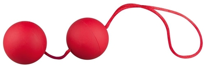 Красные вагинальные шарики Velvet Red Balls - фото, цены