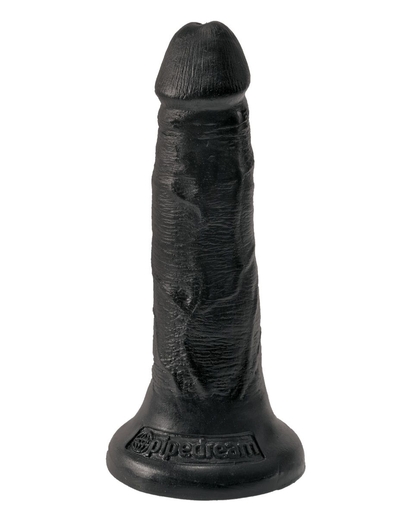 Черный анальный фаллоимитатор на присоске 5 Cock - 14 см. - фото, цены