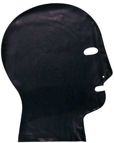 Латексный шлем-маска с прорезями для глаз и дыхания - фото, цены