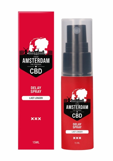 Пролонгирующий спрей Cbd from Amsterdam Delay Spray - 15 мл. - фото, цены
