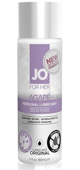 Лубрикант на водной основе для женщин Jo Agape Lubricant Original - 60 мл. - фото, цены
