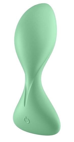 Зеленая анальная втулка с вибрацией Satisfyer Trendsetter - фото, цены