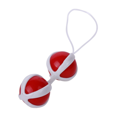 Красно-белые вагинальные шарики Be Mini Balls - фото, цены