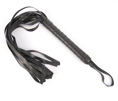 Черный флоггер с длинной ручкой Notabu - 49 см. - фото, цены