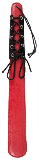 Широкая красная шлепалка в чёрной оплётке - 42 см. - фото, цены