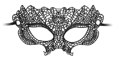 Черная кружевная маска Princess Black Lace Mask - фото, цены