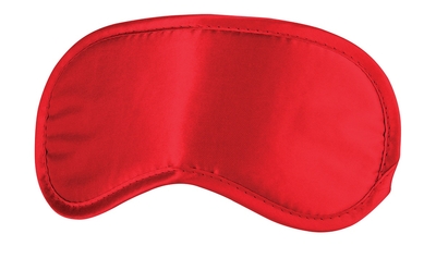 Красная плотная маска для сна и любовных игр - фото, цены