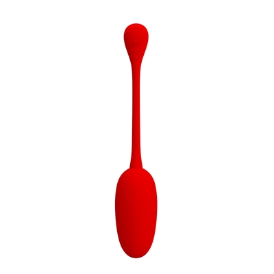 Красное перезаряжаемое виброяйцо Knucker - фото, цены