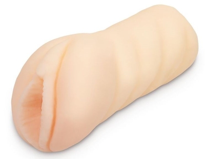 Нежный реалистичный мастурбатор-вагина с рельефной поверхностью - фото, цены