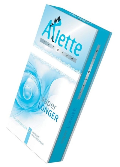 Презервативы Arlette Premium Super Longer с продлевающим эффектом - 6 шт. - фото, цены