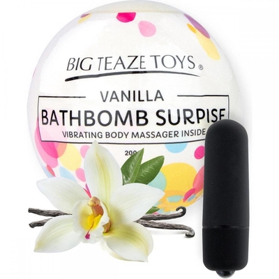 Бомбочка для ванны Bath Bomb Surprise Vanilla + вибропуля - фото, цены