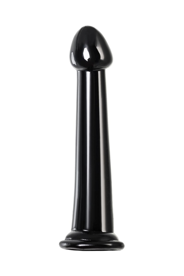 Черный фаллоимитатор Jelly Dildo M - 18 см. - фото, цены