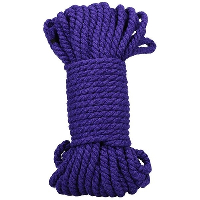 Фиолетовая верёвка для связывания и фиксации Bind Tie - 15,24 м. - фото, цены