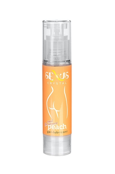 Анальная гель-смазка для женщин с ароматом персика Crystal Peach Anal - 60 мл. - фото, цены