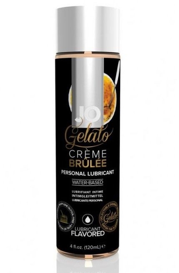 Лубрикант с ароматом крем-брюле Jo Gelato Creme Brulee - 120 мл. - фото, цены