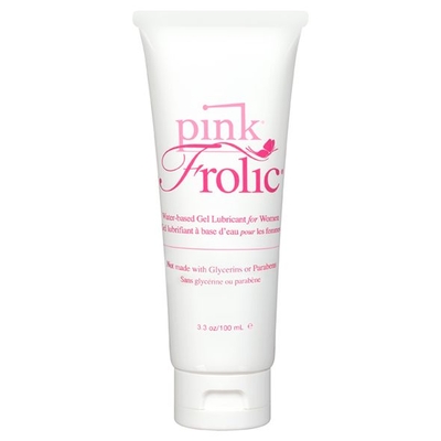 Женская смазка на водной основе Pink Frolic Lubricant - 100 мл. - фото, цены