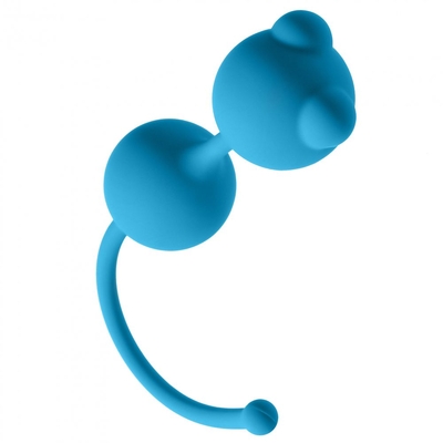 Голубые вагинальные шарики Emotions Foxy - фото, цены