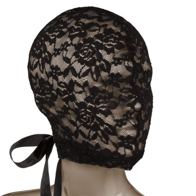 Кружевная маска-шлем на шнуровке сзади Corset Lace Hood - фото, цены
