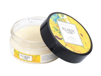 Твердое массажное масло Pleasure Lab Refreshing с ароматом манго и мандарина - 50 мл. - фото, цены