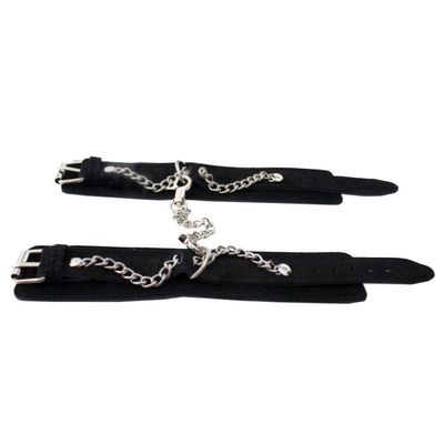 Чёрные замшевые наручники Kenzi Arm - фото, цены