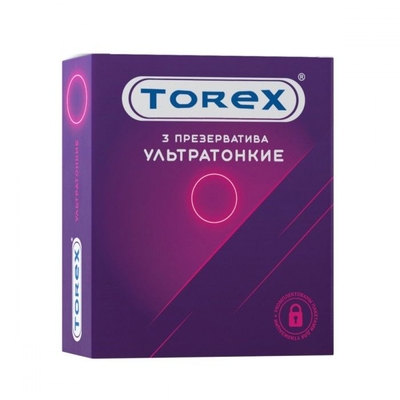 Презервативы Torex Ультратонкие - 3 шт. - фото, цены